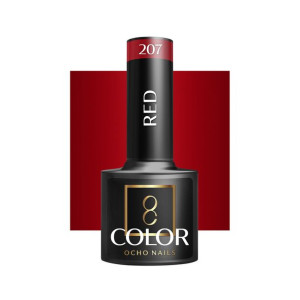 Ocho Nails Lakier Hybrydowy Red 207 -5 G