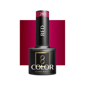 Ocho Nails Lakier Hybrydowy Red 210 -5 G