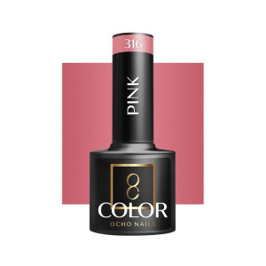 Ocho Nails Lakier Hybrydowy Pink 316 -5 G