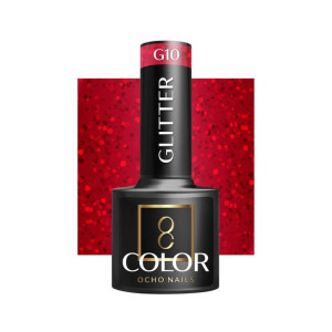 Ocho Nails Lakier Hybrydowy Glitter G10 -5 G