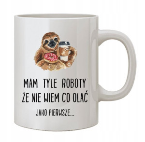 Kubek Dla Pracowników Do Pracy Śmieszne Napisy Prezent