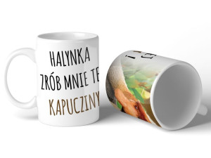 Kubek Nosacz Halynka Zrób Mnie Tej Kapucziny Wzory
