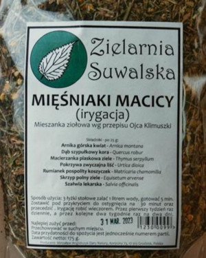 Zioła Dary Natury Mięsniaki macicy 175 g Irygacja