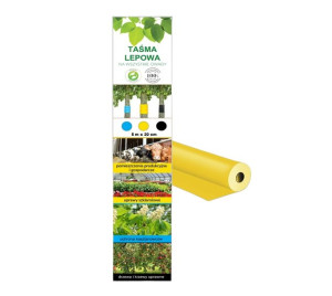 Opaska Lepowa Na Owady 5m X 30cm (żółta) W Kartonie