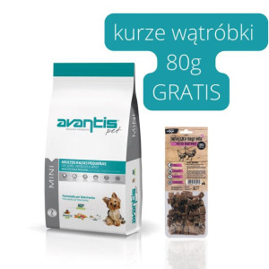 Avantis Mini 2kg + kurze wątróbki 80g