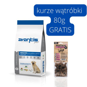 Avantis Original 3kg + kurze wątróbki 80g