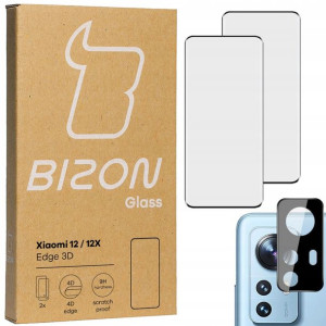 Szkło hartowane Bizon Edge 3D do Xiaomi 12/ 12X