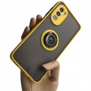 Etui Bizon do Motorola Moto G52/G82, obudowa, ring
