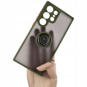 Etui Bizon do Galaxy S23 Ultra, obudowa, ring
