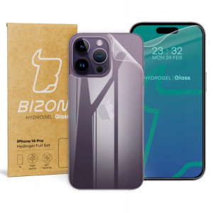 Folia na tył i przód Bizon Glass dla iPhone 14 Pro