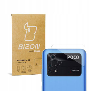2x Szkło na aparat Bizon Glass dla Poco M4 Pro 4G