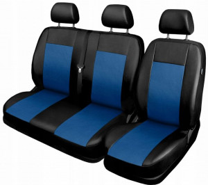 RENAULT MASTER pokrowce samochodowe SKÓRA 2+1