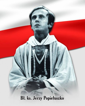 Obraz (20 x 25) - Błogosławiony ks. Jerzy Popiełuszko