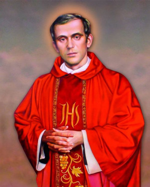 Obraz (20 x 25) - Błogosławiony ks. Jerzy Popiełuszko