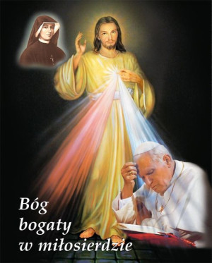 Obraz (20 x 25) - Bóg Bogaty w Miłosierdzie