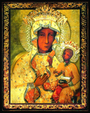 Obraz (20 x 25) - Matka Boża Częstochowska