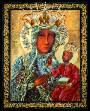 Obraz (20 x 25) - Matka Boża Częstochowska