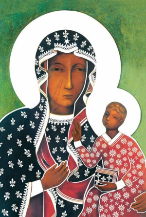 Obraz (20 x 25) - Matka Boża Częstochowska