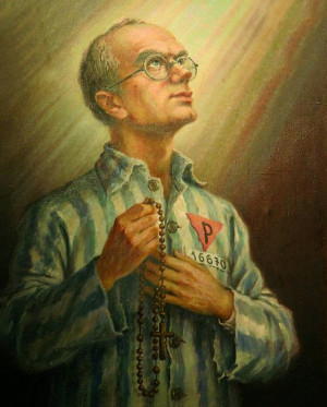 Obraz (20 x 25) - Święty Maksymilian Kolbe