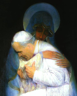Obraz (20 x 25) - Święty Jan Paweł II