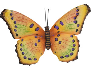Metalowy MOTYL Dekoracja na ścianę - 35 x 24 x 2cm