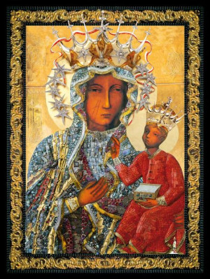 Obraz (30 x 40) - Matka Boża Częstochowska