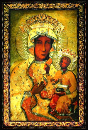 Obraz (30 x 40) - Matka Boża Częstochowska