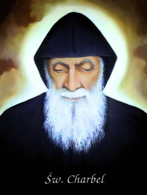Obraz (30 x 40) - Święty Charbel