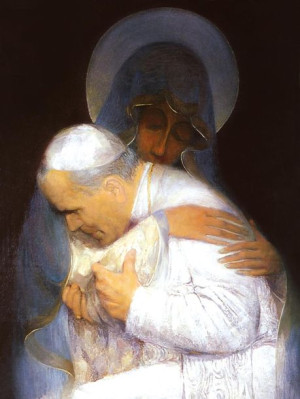 Obraz (30 x 40) - Święty Jan Paweł II