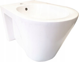 BIDET stojący biały AQUASAN - WYPRZEDAŻ