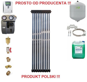 Kolektory Słoneczne Próżniowe Solary Zestaw 10 Rur