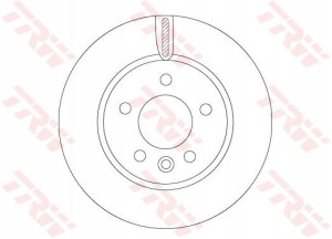 TRW DF6589S Tarcza hamulcowa
