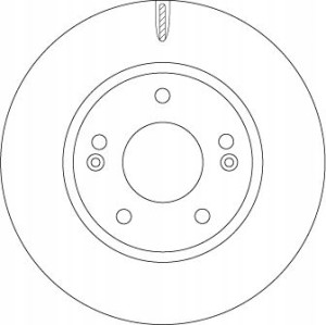 TRW DF6936 Tarcza hamulcowa
