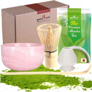 Zestaw Matcha Herbata Premium Pinku Goodwei