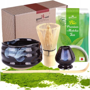 Zestaw Matcha Herbata Premium Burashi Goodwei