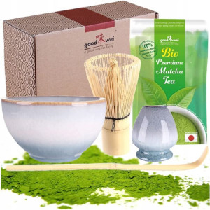 Zestaw Matcha Herbata Premium Moya Goodwei