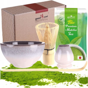 Zestaw Matcha Herbata Premium Kiri Goodwei