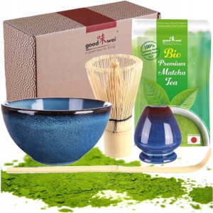 Zestaw Matcha Herbata Premium Safaia Goodwei