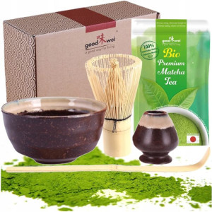 Zestaw Matcha Herbata Premium Kumo Goodwei