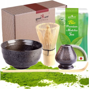 Zestaw Matcha Herbata Premium Goma Goodwei