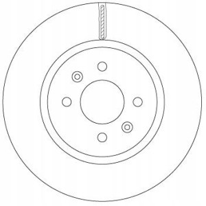 DF6842 TRW Tarcza hamulcowa