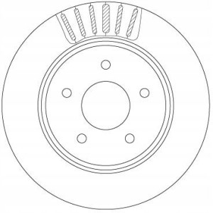DF6789 TRW Tarcza hamulcowa