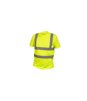 T-Shirt ostrzegawczy żółty S ROSSEL