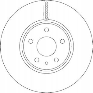 DF6811 TRW Tarcza hamulcowa