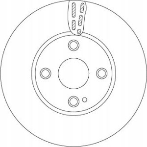 DF6793 TRW Tarcza hamulcowa