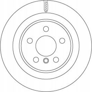 DF6755 TRW Tarcza hamulcowa