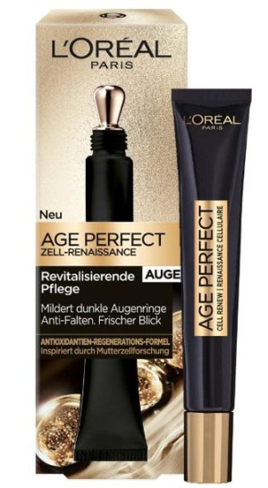 (DE) L'Oréal, Age Perfect, Krem ??pod oczy z czarną truflą i czarną herbatą