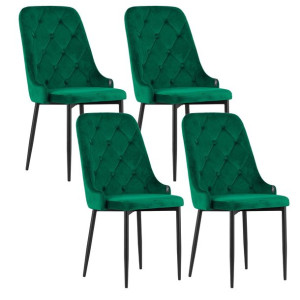 4 krzesła CAPRI zielone