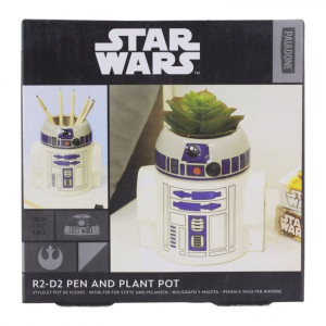 Przybornik na biurko - doniczka Gwiezde Wojny R2-D2