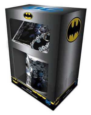 Zestaw Prezentowy Batman: kubek, podkładka, brelok